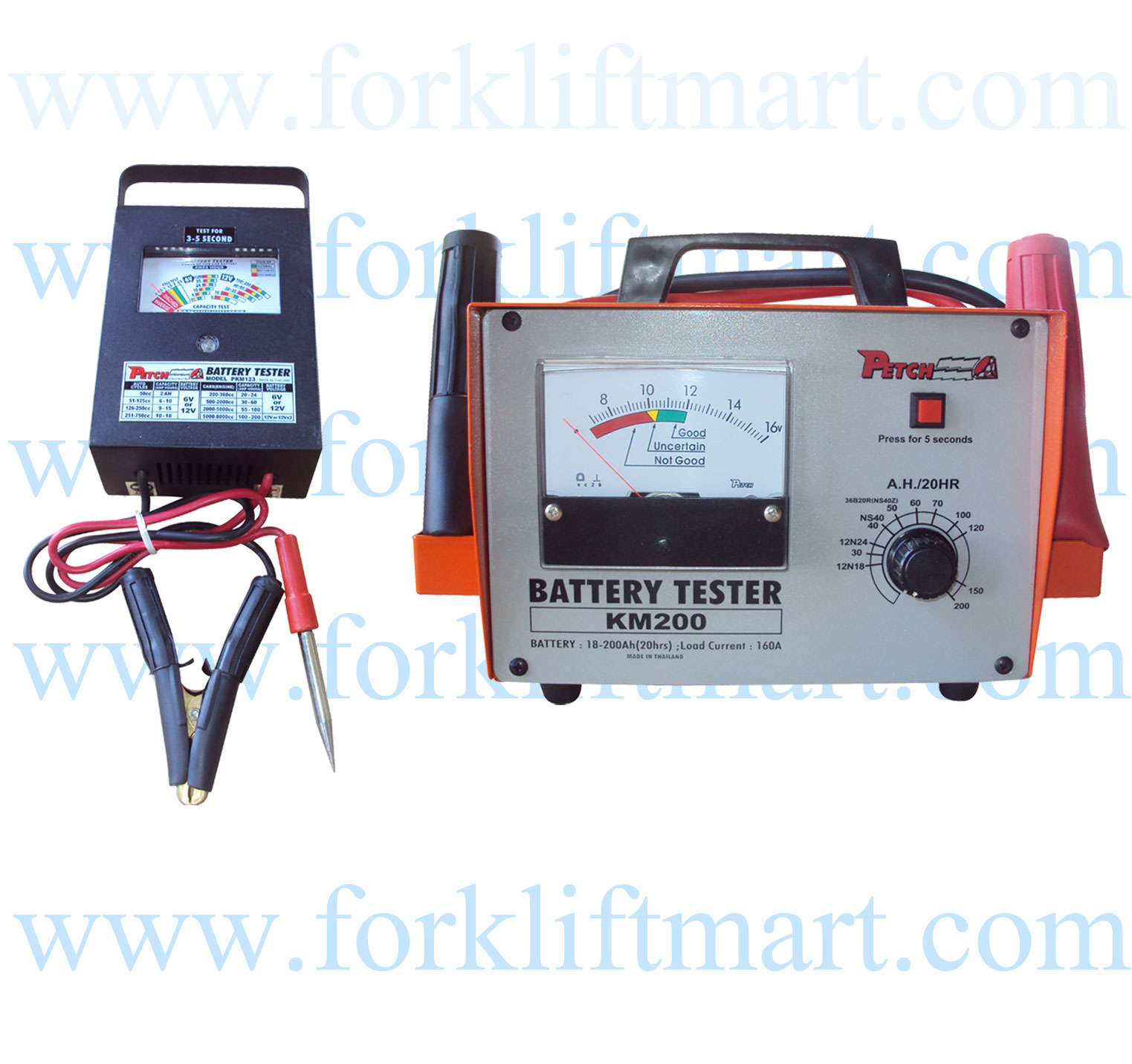 เครื่องวัดค่าแบตเตอรี่ เครื่องวัดกระแสไฟฟ้า แบตเตอรี่เทสเตอร์ Battery Testers PKM